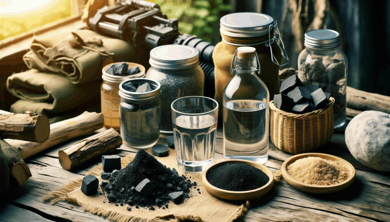 Como Fazer Filtros de Água Caseiros com Carvão e Areia